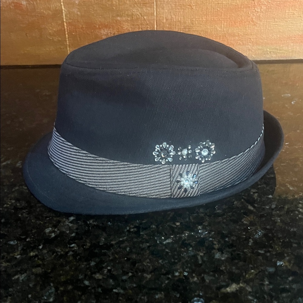 Urban Pipeline Black Fedora with Gray Band